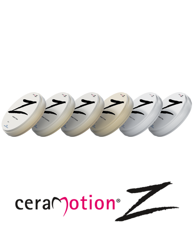 Blank in zirconia